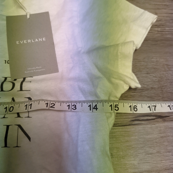 NWT Everlane "Human Being" organic cotton tee, size small - Picture 5 of 6